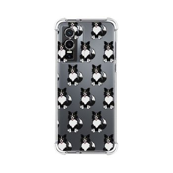 Funda Silicona Antigolpes Para Vivo Y76 5g Diseño Perros 07