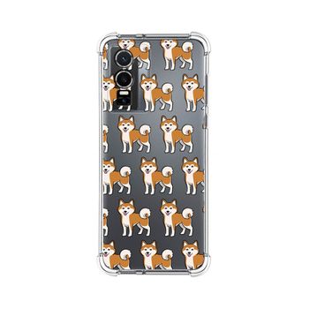 Funda Silicona Antigolpes Para Vivo Y76 5g Diseño Perros 08