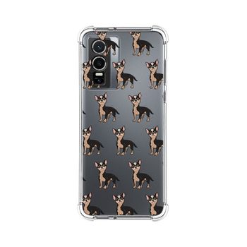 Funda Silicona Antigolpes Para Vivo Y76 5g Diseño Perros 11