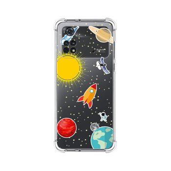 Funda Silicona Antigolpes Para Xiaomi Poco M4 Pro 4g Diseño Espacio