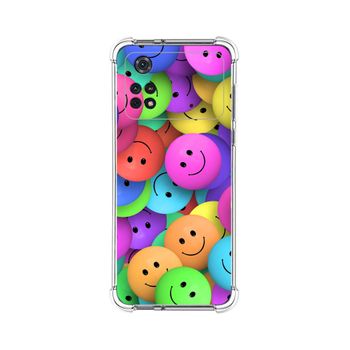 Funda Silicona Antigolpes Para Xiaomi Poco M4 Pro 4g Diseño Smile