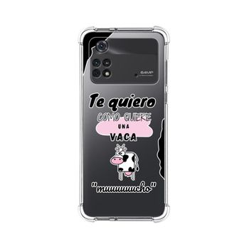 Funda Silicona Antigolpes Para Xiaomi Poco M4 Pro 4g Diseño Vaca