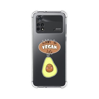 Funda Silicona Antigolpes Para Xiaomi Poco M4 Pro 4g Diseño Vegan Life