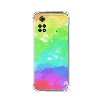 Funda Silicona Antigolpes Para Xiaomi Poco M4 Pro 4g Diseño Acuarela 03