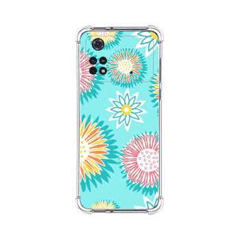 Funda Silicona Antigolpes Para Xiaomi Poco M4 Pro 4g Diseño Flores 05