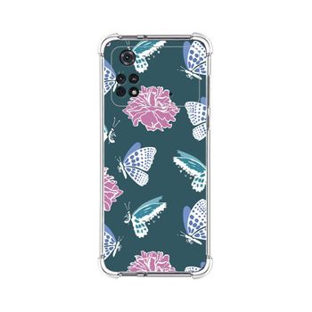 Funda Silicona Antigolpes Para Xiaomi Poco M4 Pro 4g Diseño Flores 10