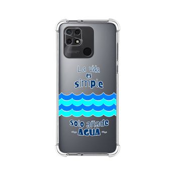 Funda Silicona Antigolpes Para Xiaomi Redmi 10c Diseño Agua