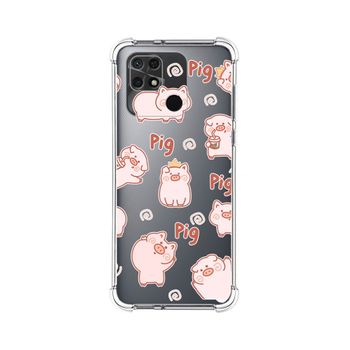 Funda Silicona Antigolpes Para Xiaomi Redmi 10c Diseño Cerdos