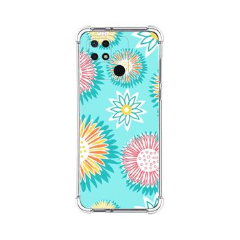 Funda Silicona Antigolpes Para Xiaomi Redmi 10c Diseño Flores 05