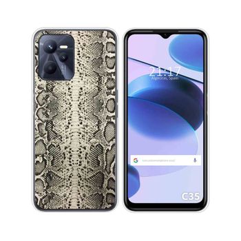 Funda Silicona Para Realme C35 Diseño Animal 01