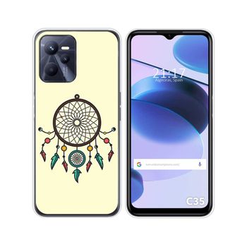 Funda Silicona Para Realme C35 Diseño Atrapasueños