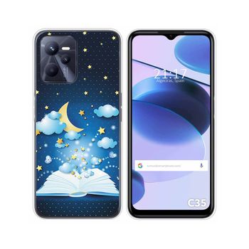 Funda Silicona Para Realme C35 Diseño Libro Cuentos