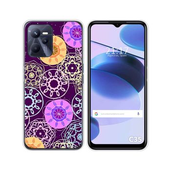 Funda Silicona Para Realme C35 Diseño Radial