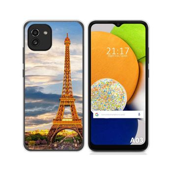 Funda Silicona Para Samsung Galaxy A03 Diseño Paris