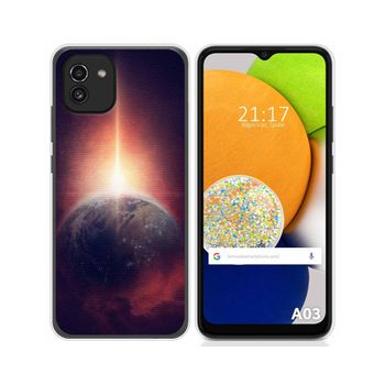 Funda Silicona Para Samsung Galaxy A03 Diseño Tierra