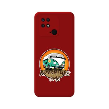 Funda Silicona Líquida Roja Para Xiaomi Redmi 10c Diseño Adventure Time