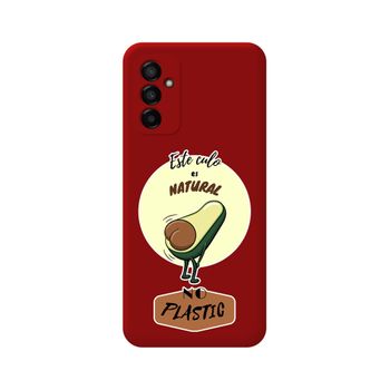 Funda Silicona Líquida Roja Para Samsung Galaxy M23 5g Diseño Culo Natural