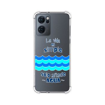 Funda Silicona Antigolpes Para Oppo Find X5 Lite 5g Diseño Agua