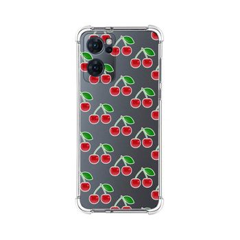 Funda Silicona Antigolpes Para Oppo Find X5 Lite 5g Diseño Cerezas