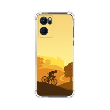 Funda Silicona Antigolpes Para Oppo Find X5 Lite 5g Diseño Ciclista