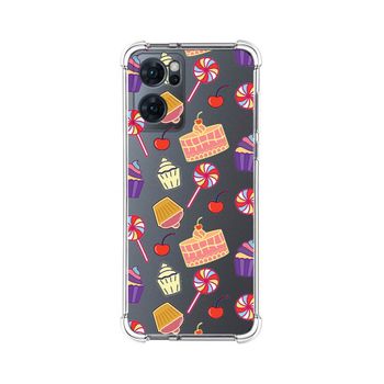 Funda Silicona Antigolpes Para Oppo Find X5 Lite 5g Diseño Dulces 01