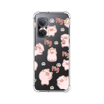 Funda Silicona Antigolpes Para Huawei Nova 9 Se Diseño Cerdos