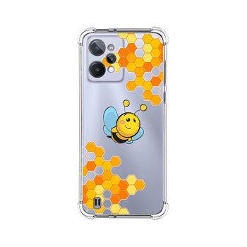 Funda Silicona Antigolpes Para Realme C31 Diseño Abeja