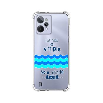 Funda Silicona Antigolpes Para Realme C31 Diseño Agua