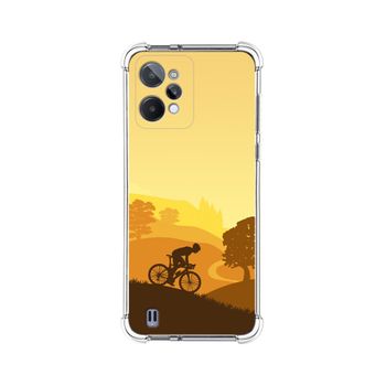 Funda Silicona Antigolpes Para Realme C31 Diseño Ciclista