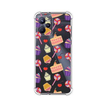 Funda Silicona Antigolpes Para Realme C35 Diseño Dulces 01