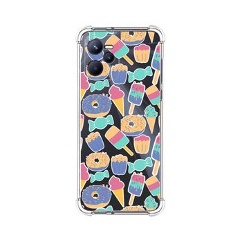 Funda Silicona Antigolpes Para Realme C35 Diseño Dulces 02