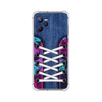 Funda Silicona Antigolpes Para Realme C35 Diseño Zapatillas 06