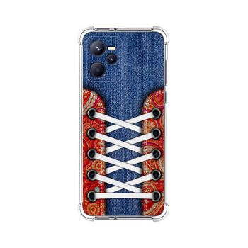 Funda Silicona Antigolpes Para Realme C35 Diseño Zapatillas 11