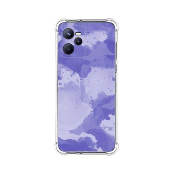 Funda Silicona Antigolpes Para Realme C35 Diseño Acuarela 01