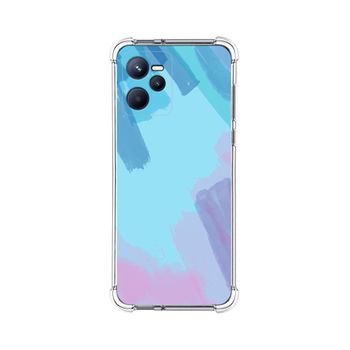 Funda Silicona Antigolpes Para Realme C35 Diseño Acuarela 10