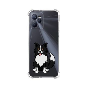 Funda Silicona Antigolpes Para Realme C35 Diseño Perros 01