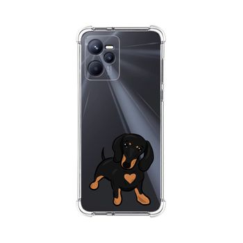 Funda Silicona Antigolpes Para Realme C35 Diseño Perros 04