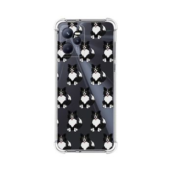 Funda Silicona Antigolpes Para Realme C35 Diseño Perros 07