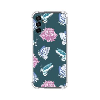 Funda Silicona Antigolpes Para Samsung Galaxy M23 5g Diseño Flores 10