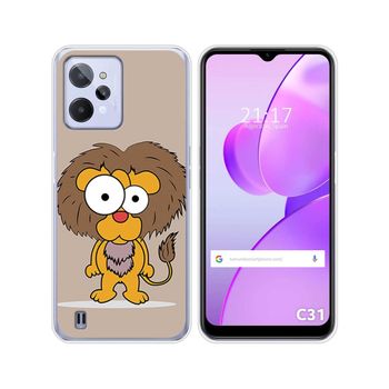 Funda Silicona Para Realme C31 Diseño Leon