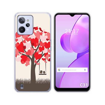 Funda Silicona Para Realme C31 Diseño Pajaritos