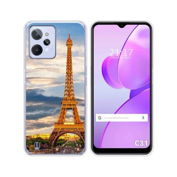 Funda Silicona Para Realme C31 Diseño Paris