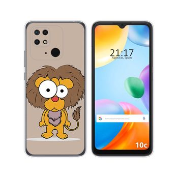 Funda Silicona Para Xiaomi Redmi 10c Diseño Leon