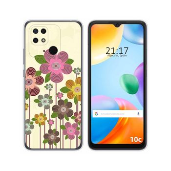 Funda Silicona Para Xiaomi Redmi 10c Diseño Primavera En Flor