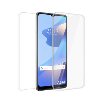 Funda Doble Transparente Pc + Tpu Full Body 360 Para Oppo A54s