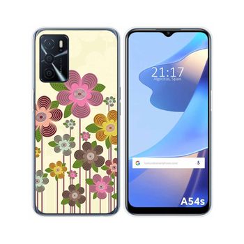 Funda Silicona Para Oppo A54s Diseño Primavera En Flor Dibujos