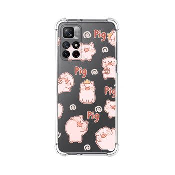 Funda Silicona Antigolpes Para Xiaomi Redmi Note 11s 5g Diseño Cerdos Dibujos