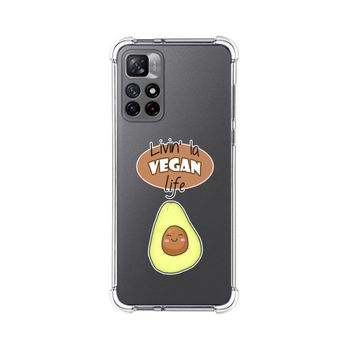 Funda Silicona Antigolpes Para Xiaomi Redmi Note 11s 5g Diseño Vegan Life Dibujos