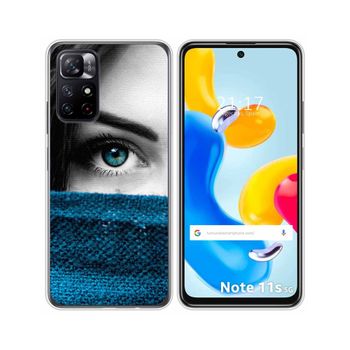 Funda Silicona Para Xiaomi Redmi Note 11s 5g Diseño Ojo Dibujos