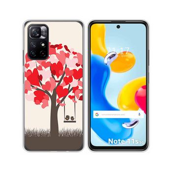 Funda Silicona Para Xiaomi Redmi Note 11s 5g Diseño Pajaritos Dibujos